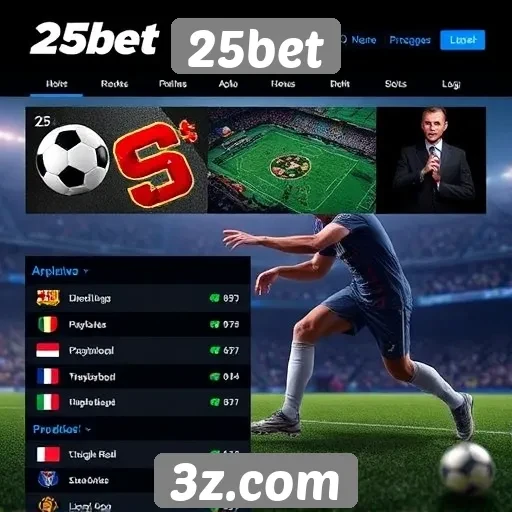 Apostas esportivas no 25bet e suas funcionalidades