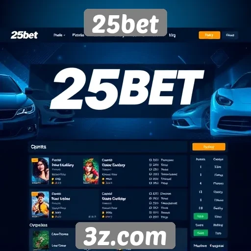 Interface do usuário do 25bet é intuitiva e acessível