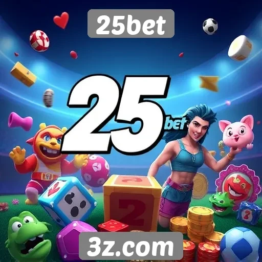 Variedade de jogos disponíveis no site 25bet